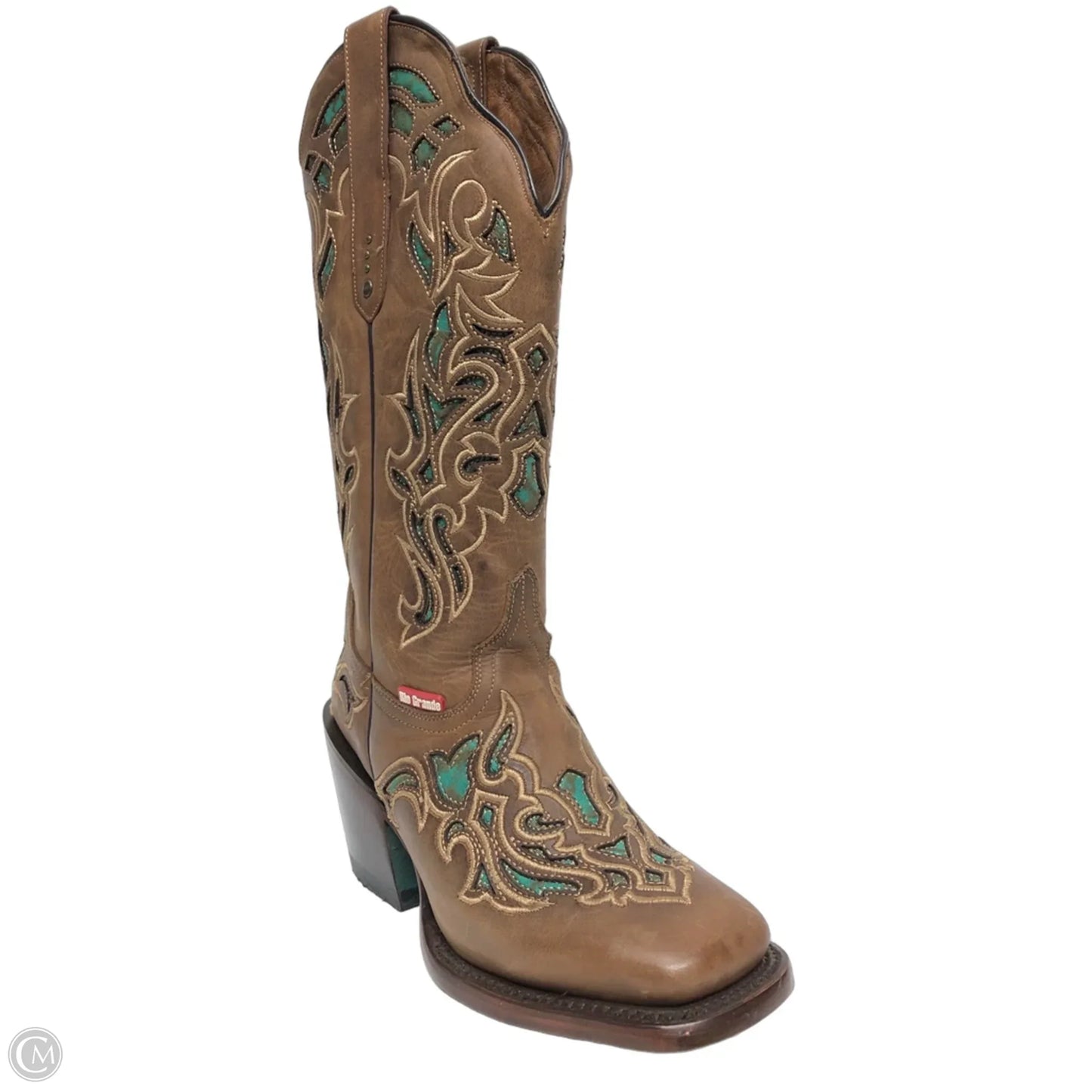 Boots Western By Cma In Brown & Green, Size: 6