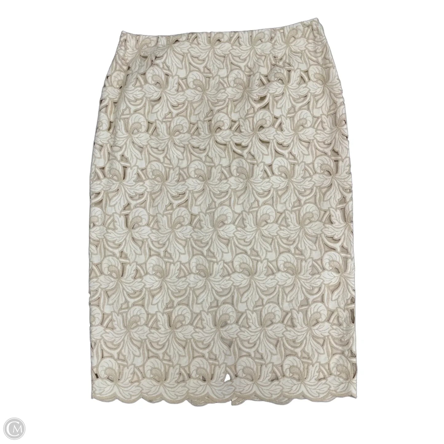 Skirt Midi By Antonio Melani In Beige, Size: 6
