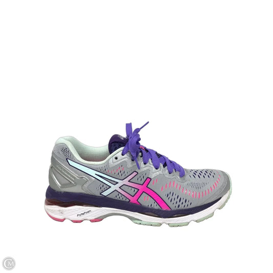 Shoes Athletic By Asics In Grey, Size: 8