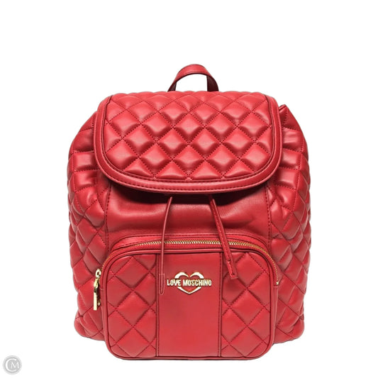 Backpack By Love Moschino, Size: Medium
