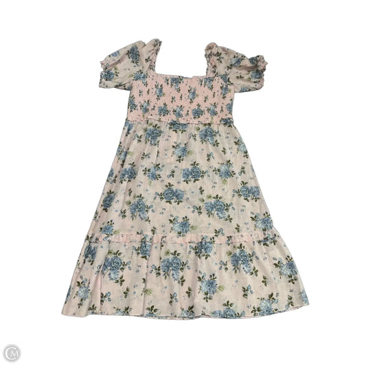 Dress Casual Midi By Cmc In Floral Print, Size: 14