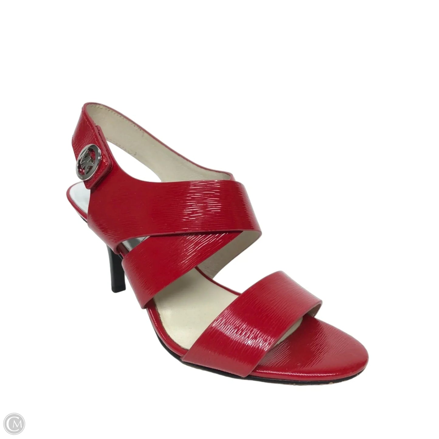 Sandals Heels Block By Michael By Michael Kors In Red, Size: 8