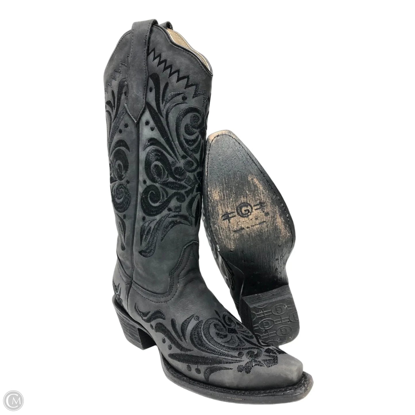 Boots Western By Cmb In Black, Size: 5