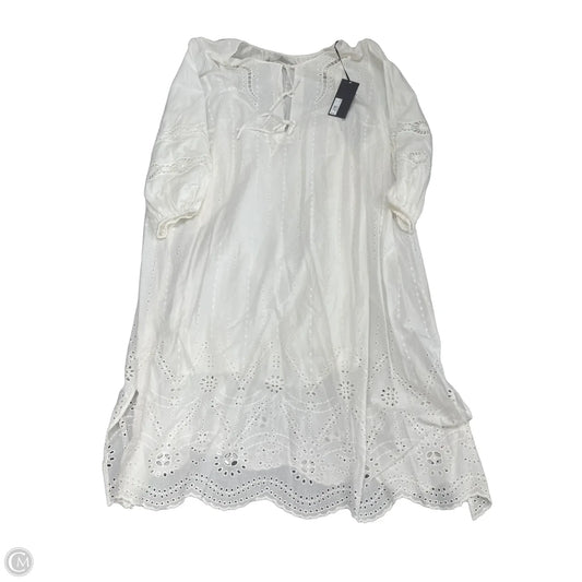 Dress Casual Midi By Future Collective In White, Size: 3x
