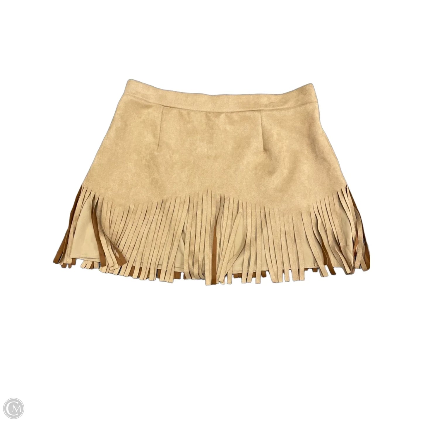 Skirt Mini & Short By Shein In Tan, Size: 1x