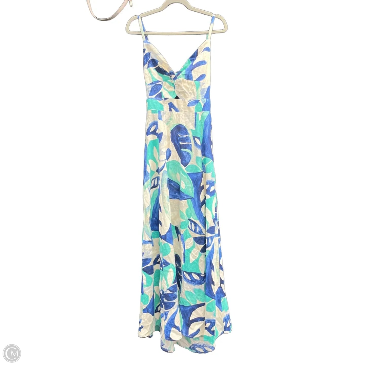 Dress Casual Midi By 1.state In Blue & Cream, Size: M
