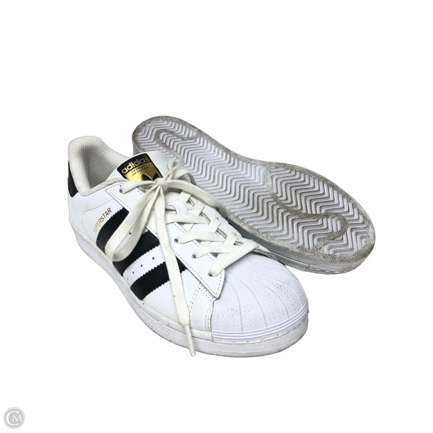 Shoes Sneakers By Adidas In Black & White, Size: 8