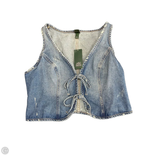 Vest Other By Wild Fable In Blue Denim, Size: L