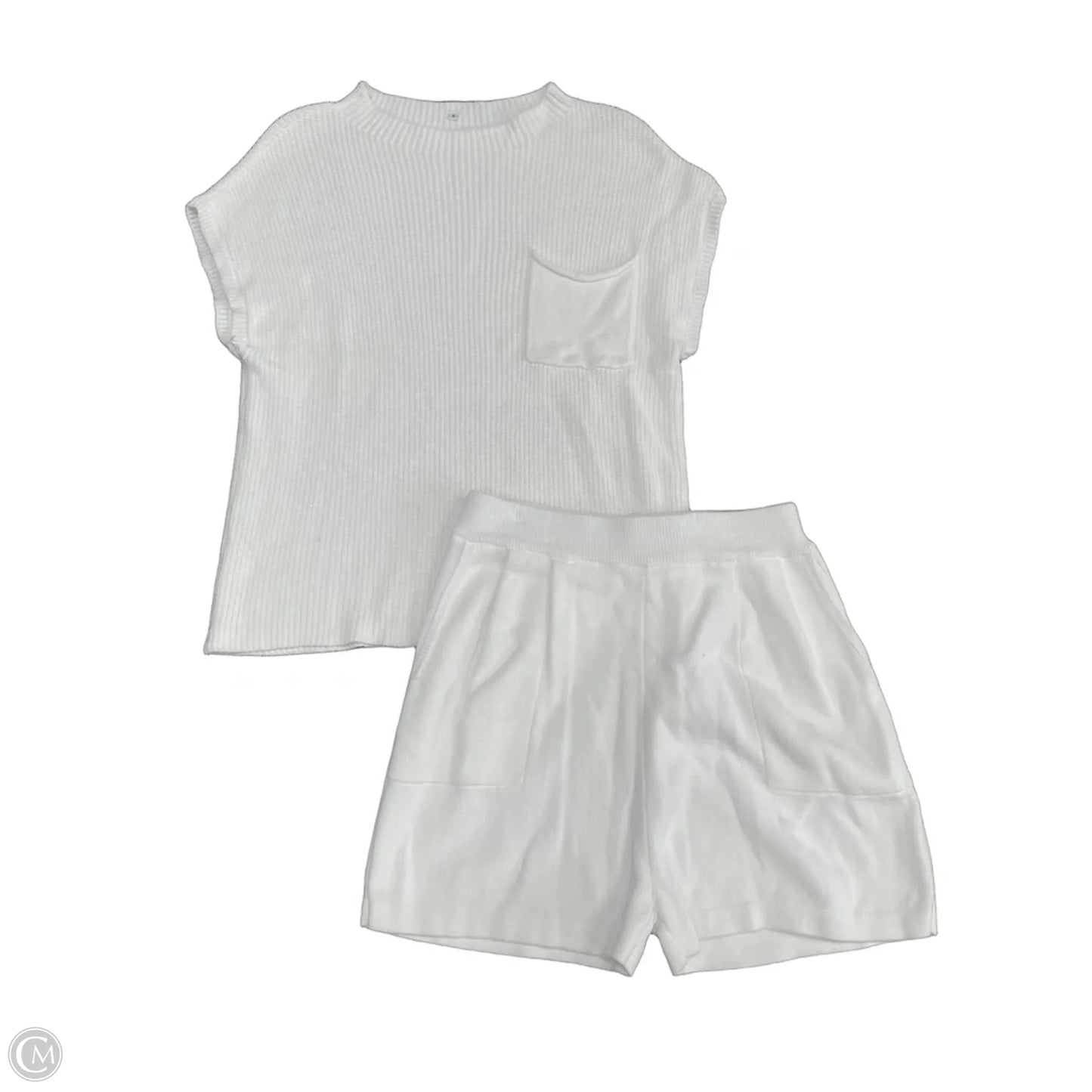 Lounge Set Shorts By Cmf In White, Size: S