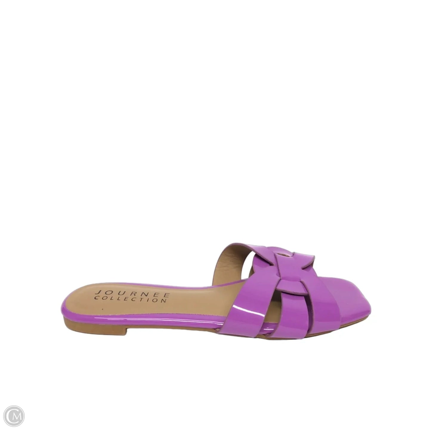 Sandals Flats By Journee In Purple, Size: 6.5