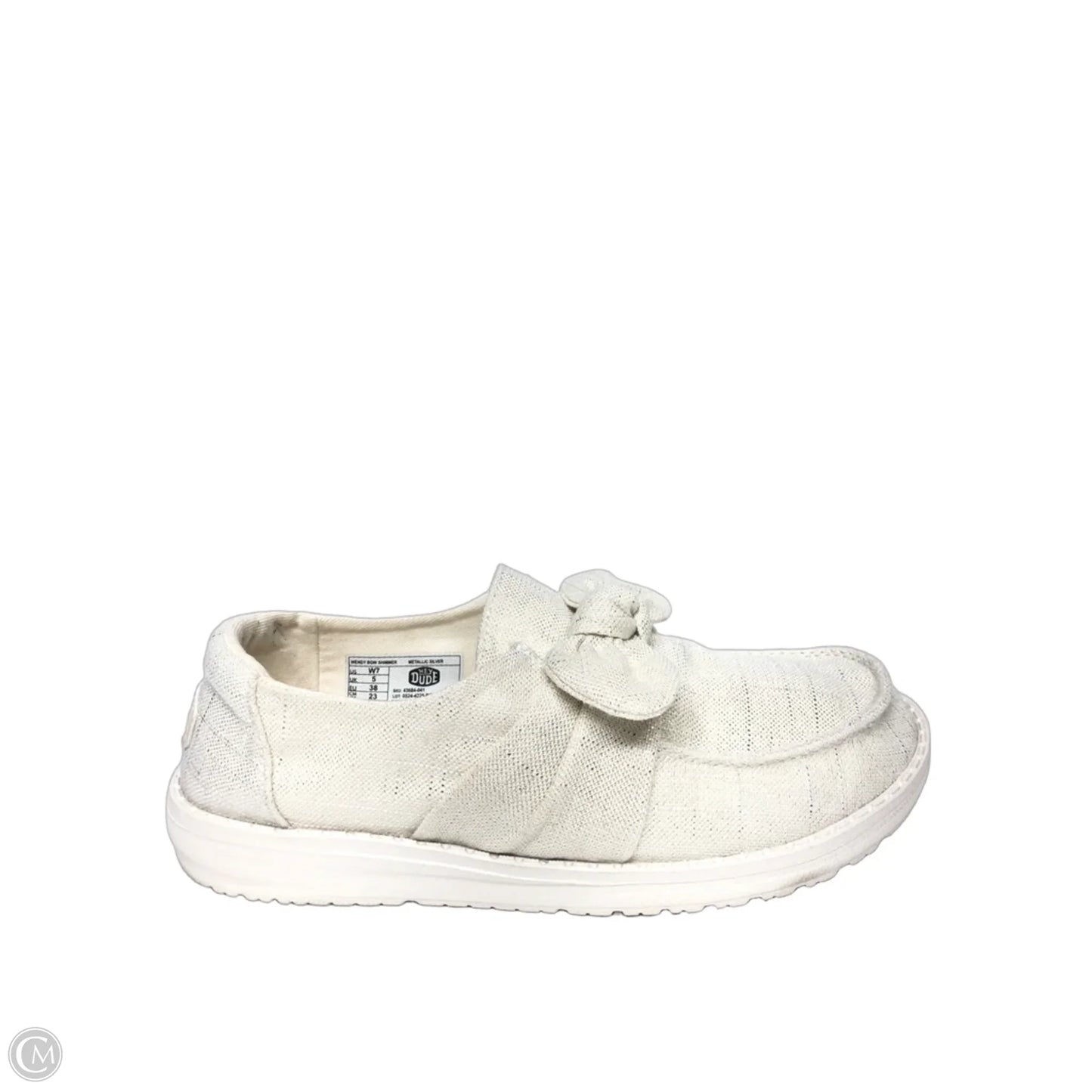 Shoes Flats By Hey Dude In Cream, Size: 7