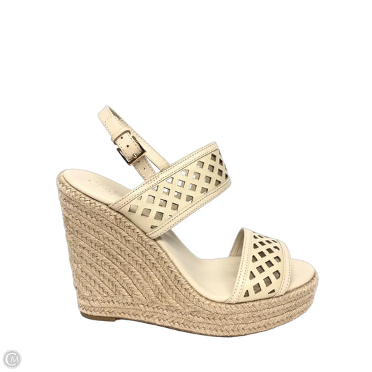 Sandals Designer By Tory Burch In Beige, Size: 10