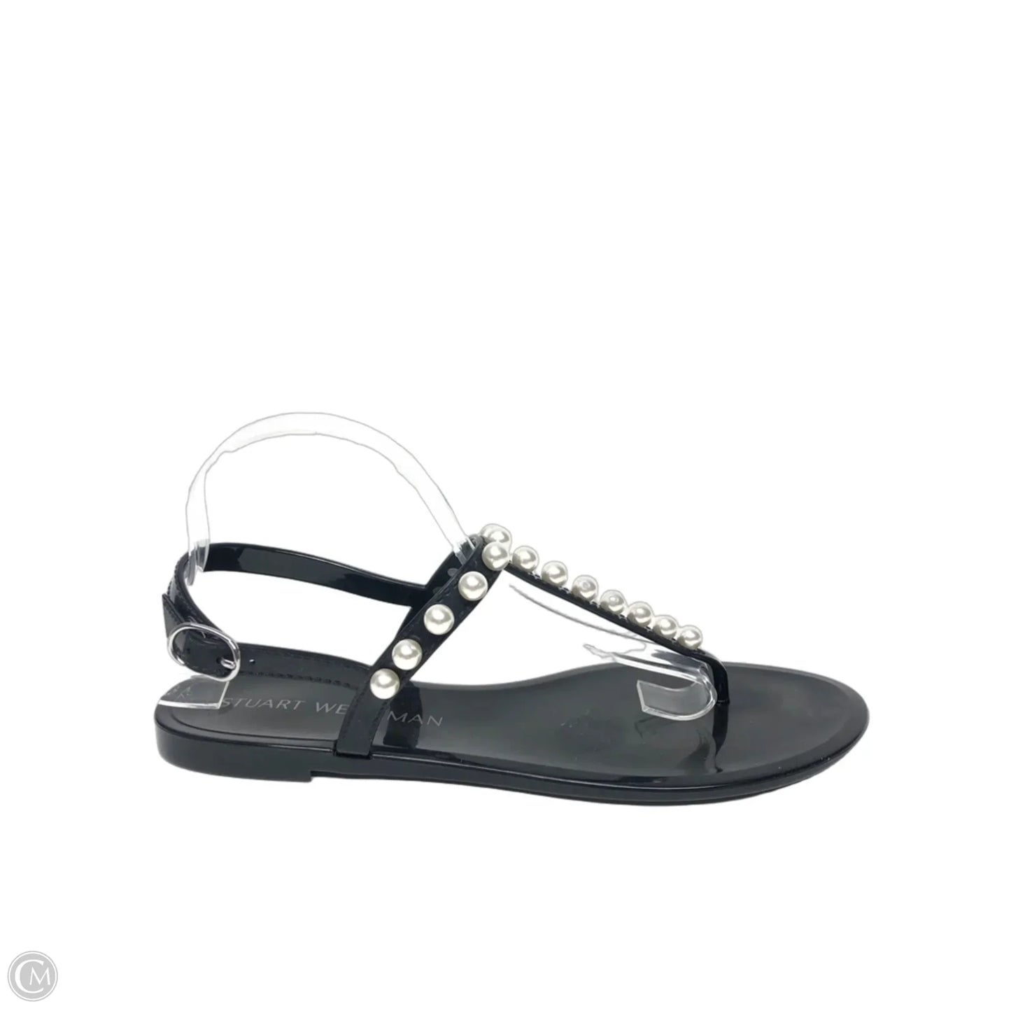 Sandals Designer By Stuart Weitzman In Black, Size: 11