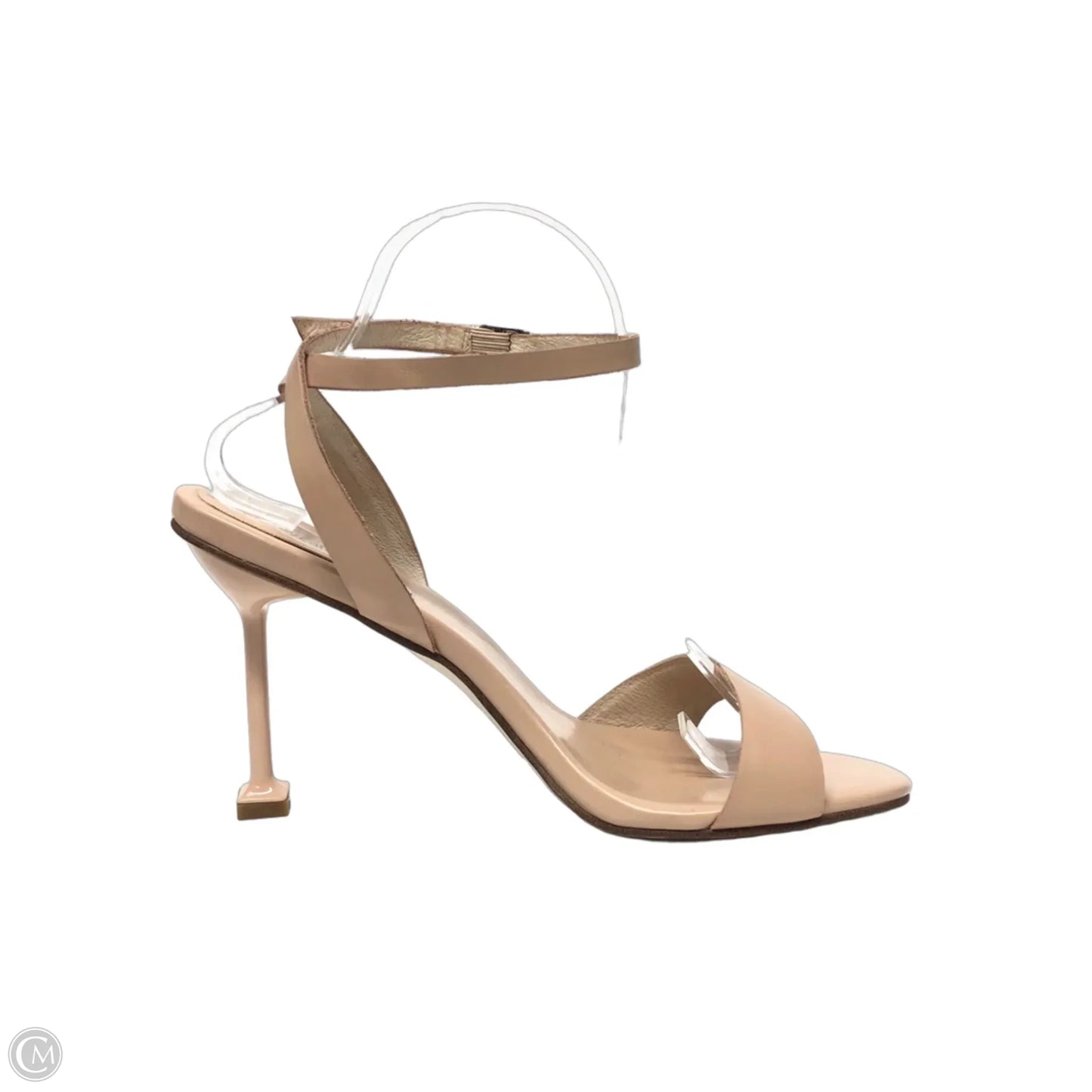Sandals Heels Stiletto By Jeffrey Campbell In Tan, Size: 11