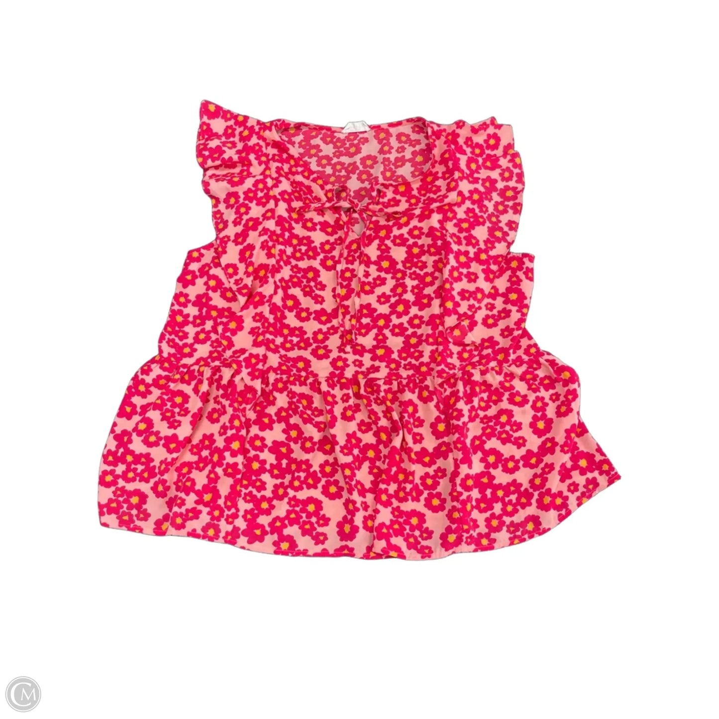Top Short Sleeve By Emily Wonder In Animal Print, Size: 2x