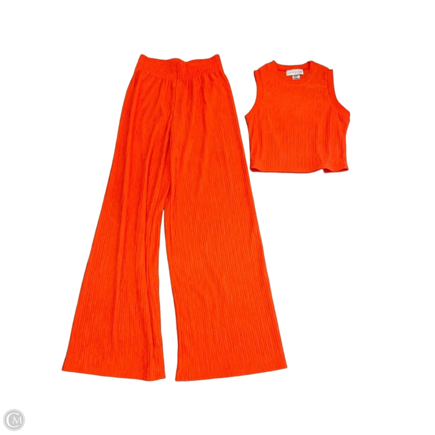 Pants Set 2pc By Clothes Mentor In Orange, Size: S