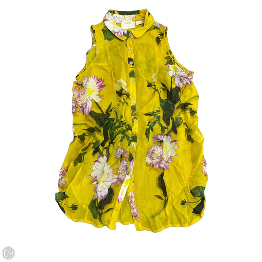 Top Sleeveless By Maeve In Floral Print, Size: 2