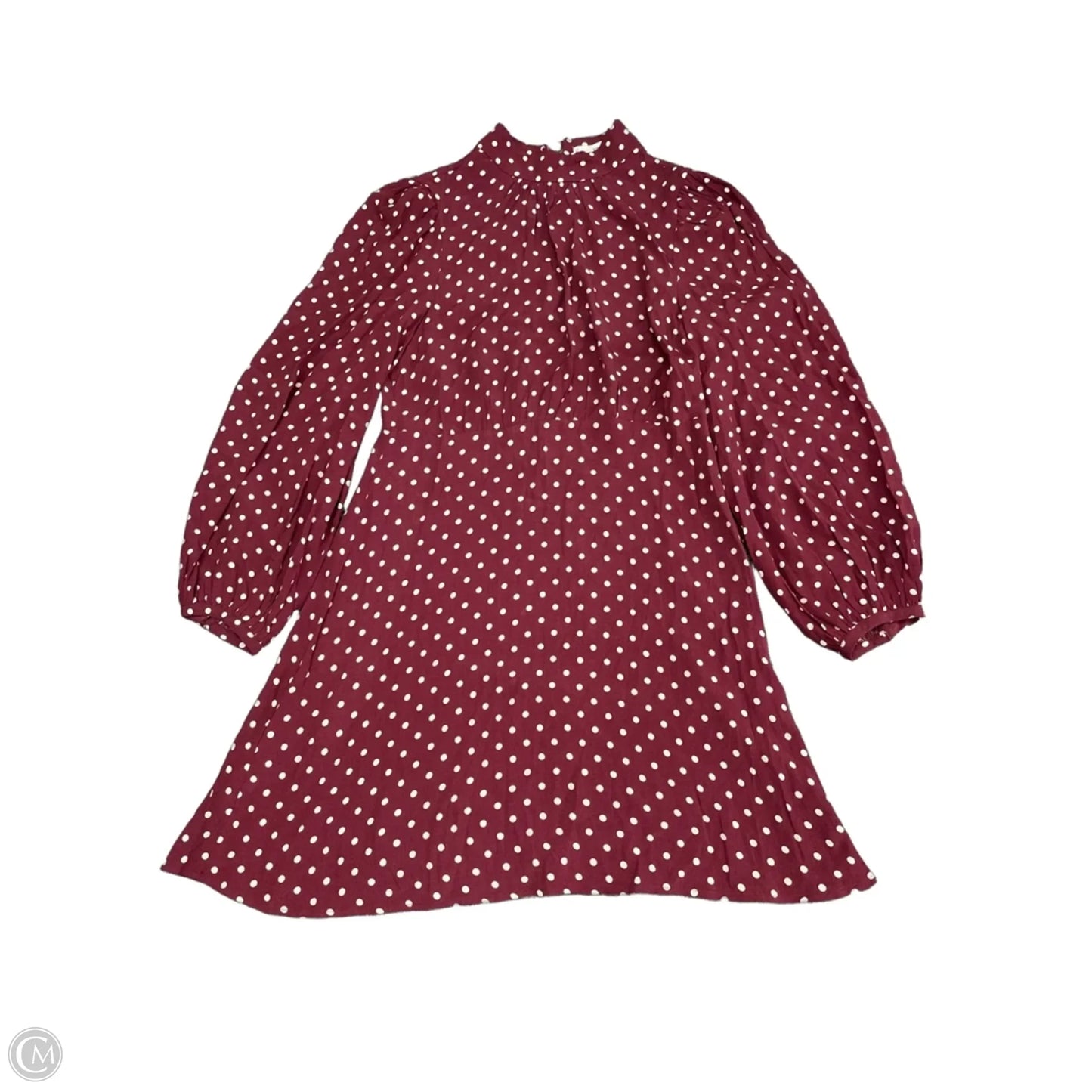 Dress Casual Midi By Mng In Polkadot Pattern, Size: 6