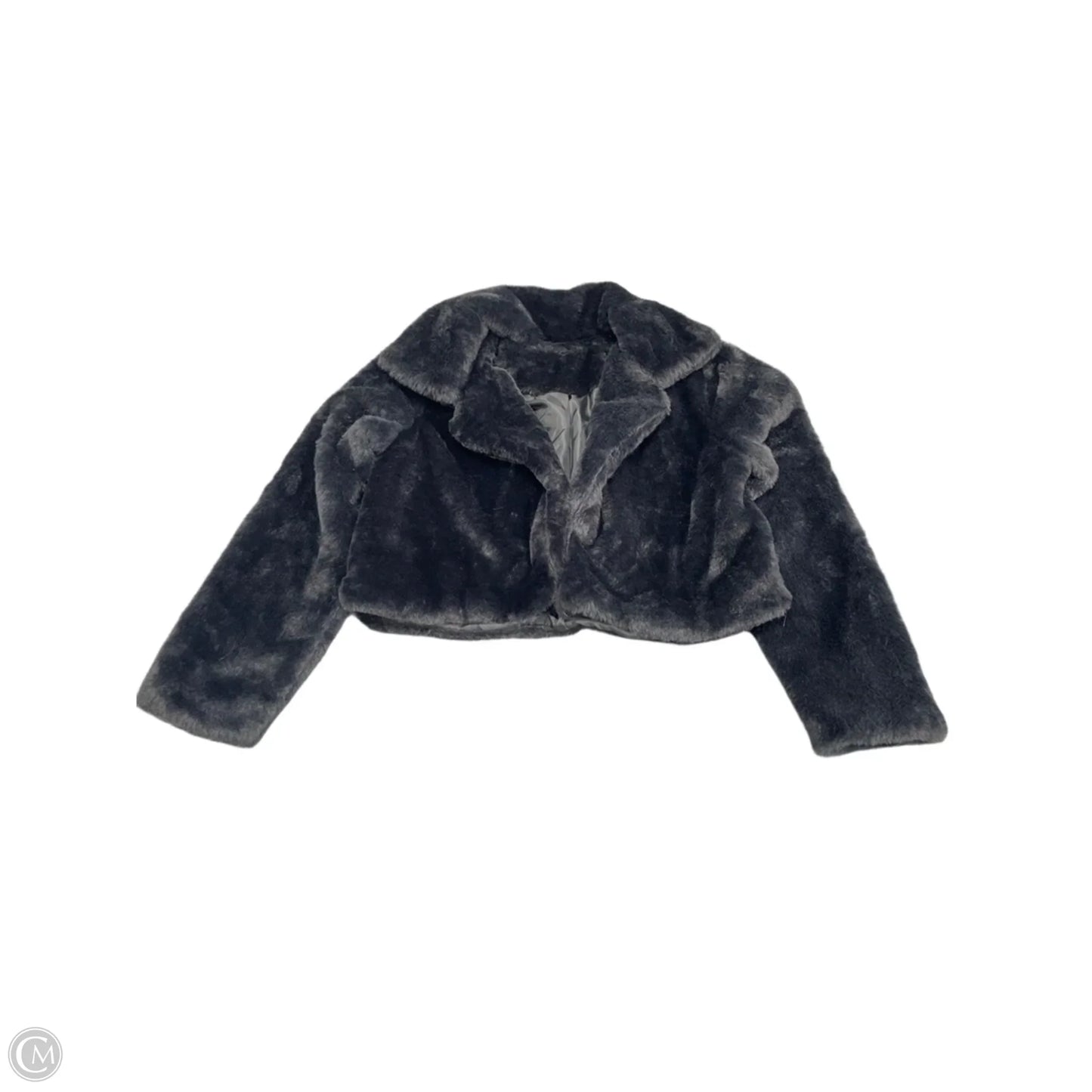 Jacket Faux Fur & Sherpa By Cmf In Black, Size: S