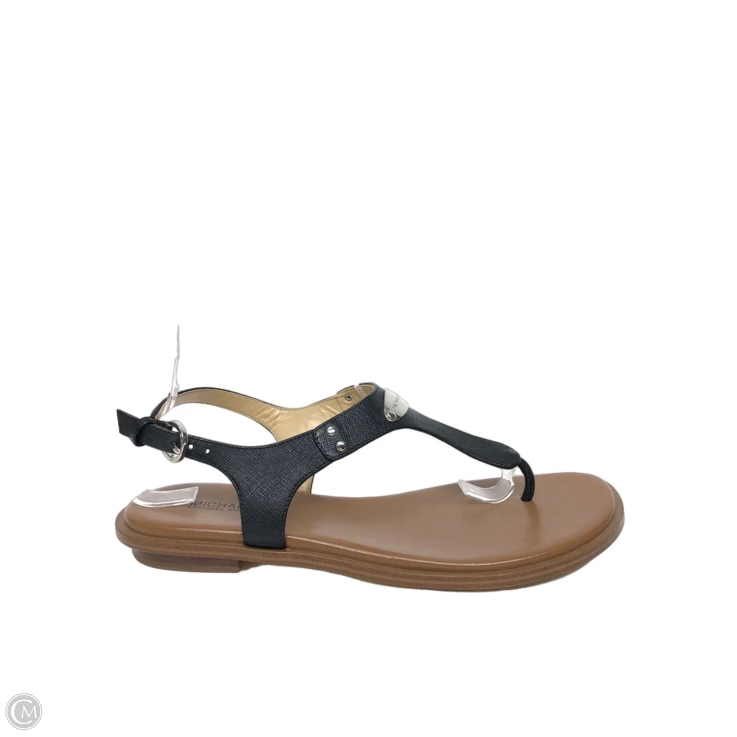 Sandals Flats By Michael By Michael Kors In Black, Size: 10