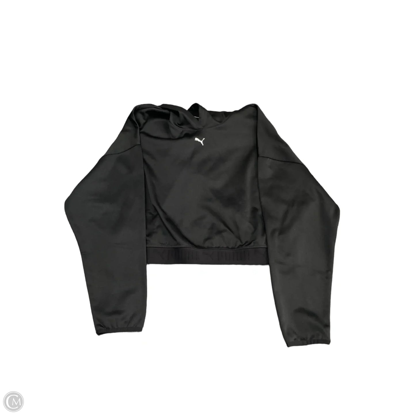 Athletic Sweatshirt Hoodie By Puma In Black, Size: Xxl