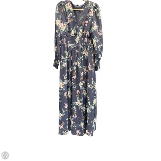 Dress Casual Midi By Baltic Born In Floral Print, Size: Xl