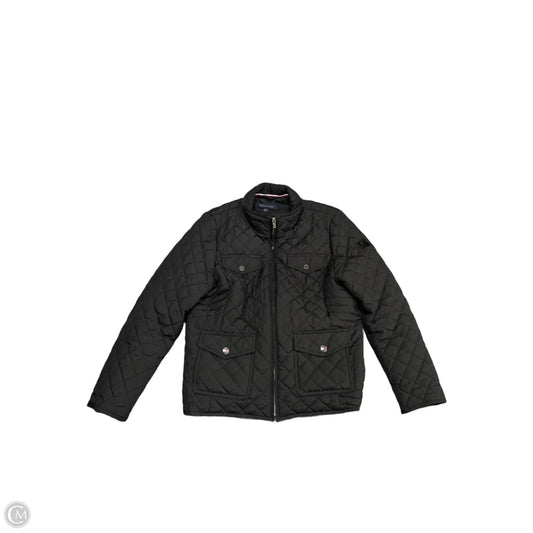 Jacket Puffer & Quilted By Tommy Hilfiger In Black, Size: Xl