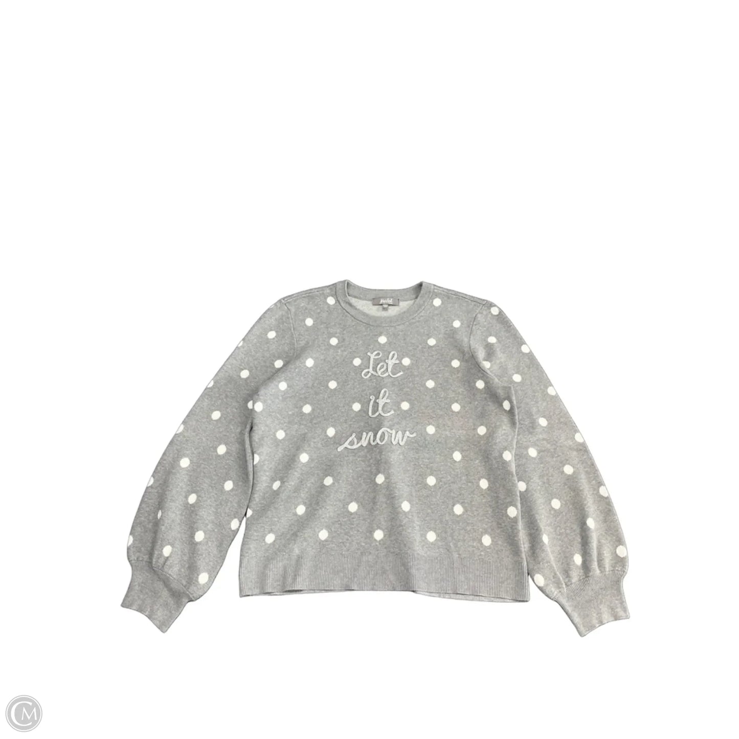 Sweater By Marled In Grey & White, Size: Xl