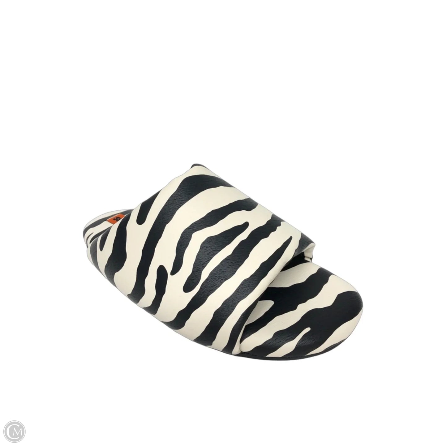 Sandals Flats By Cma In Zebra Print, Size: 5.5