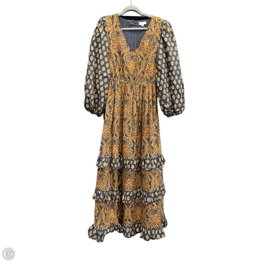 Dress Casual Maxi By A Loves A In Black & Tan, Size: M