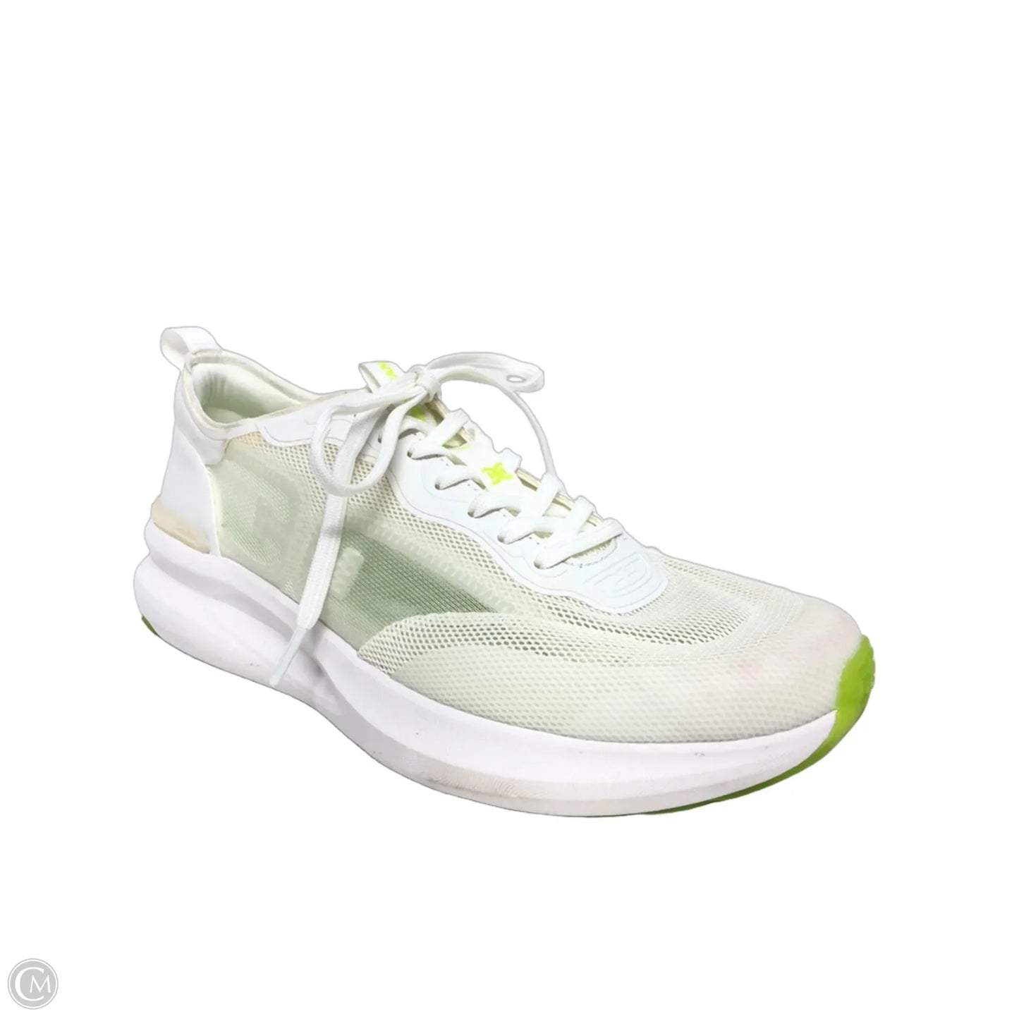 Shoes Sneakers By Sam Edelman In Green & White, Size: 10