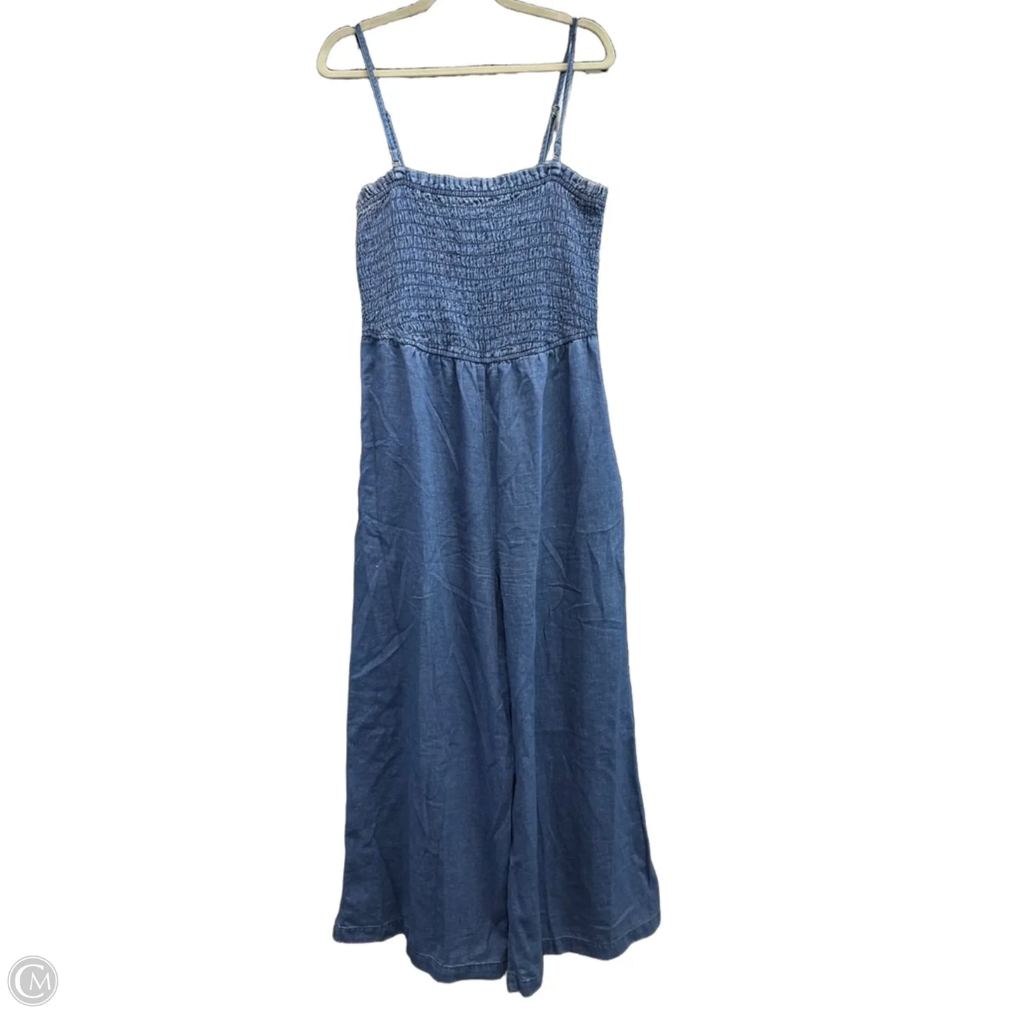 Jumpsuit By Pilcro In Blue Denim, Size: L