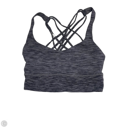 Athletic Bra By Lululemon In Grey, Size: 4