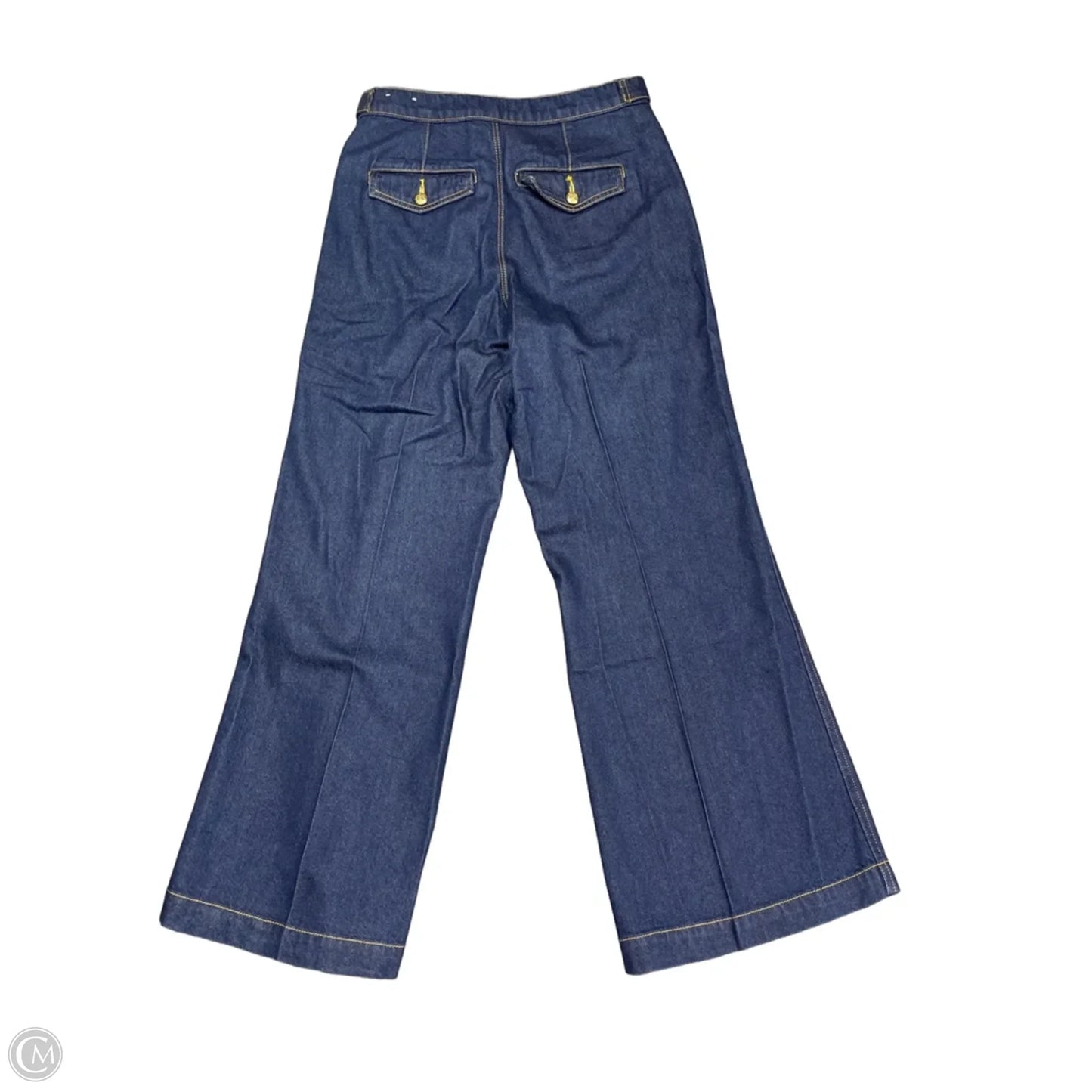 Jeans Wide Leg By Loft In Blue Denim, Size: 6