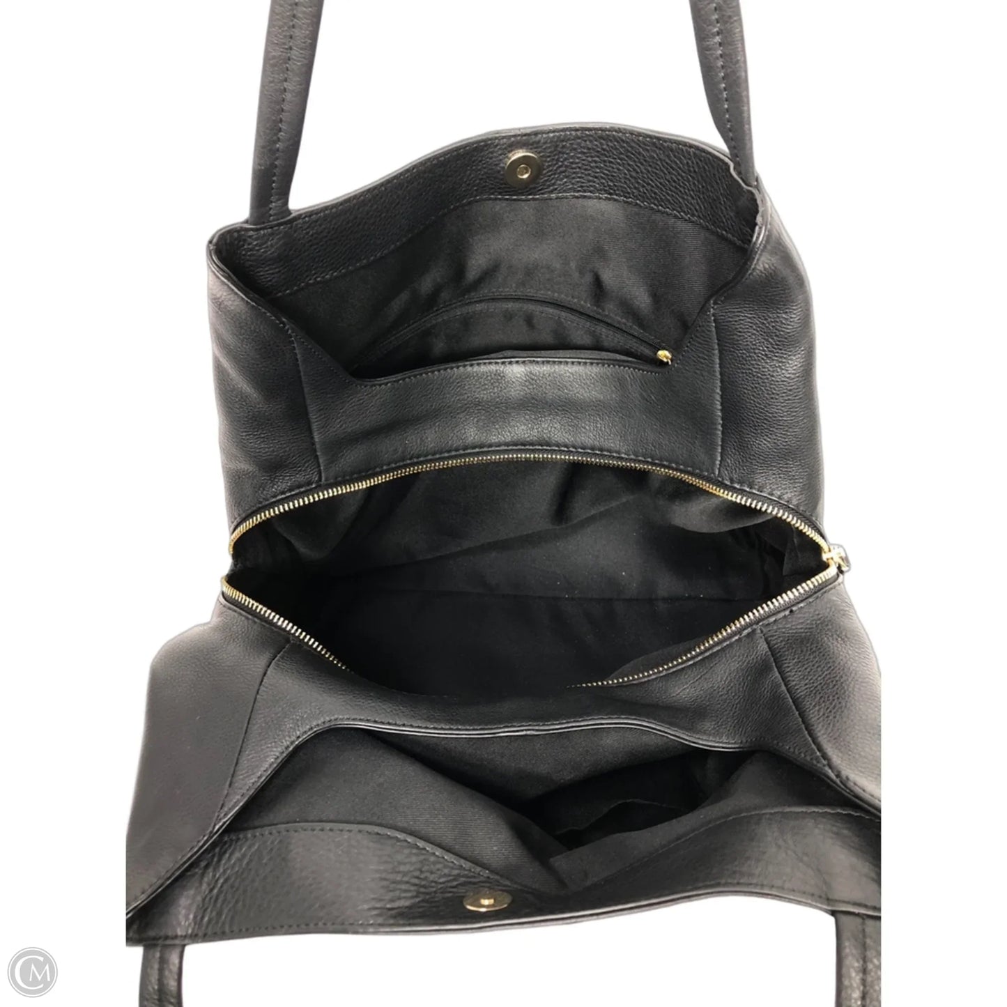 Handbag Leather By Vince Camuto, Size: Large