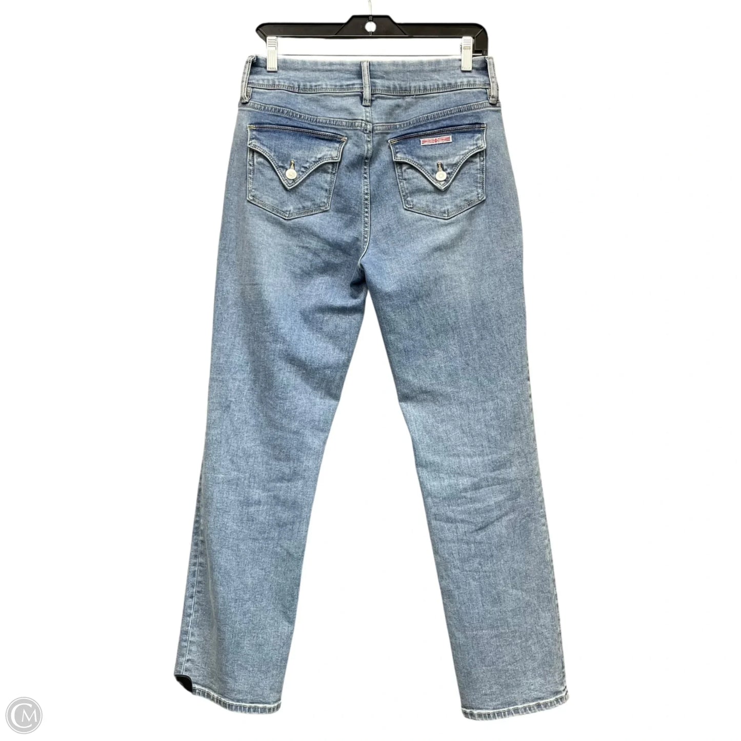 Jeans Straight By Hudson In Blue Denim, Size: 6