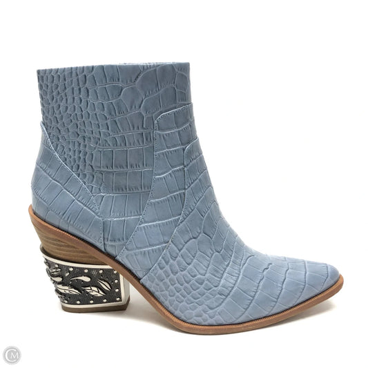 Boots Ankle Heels By Gianni Bini In Blue, Size: 6