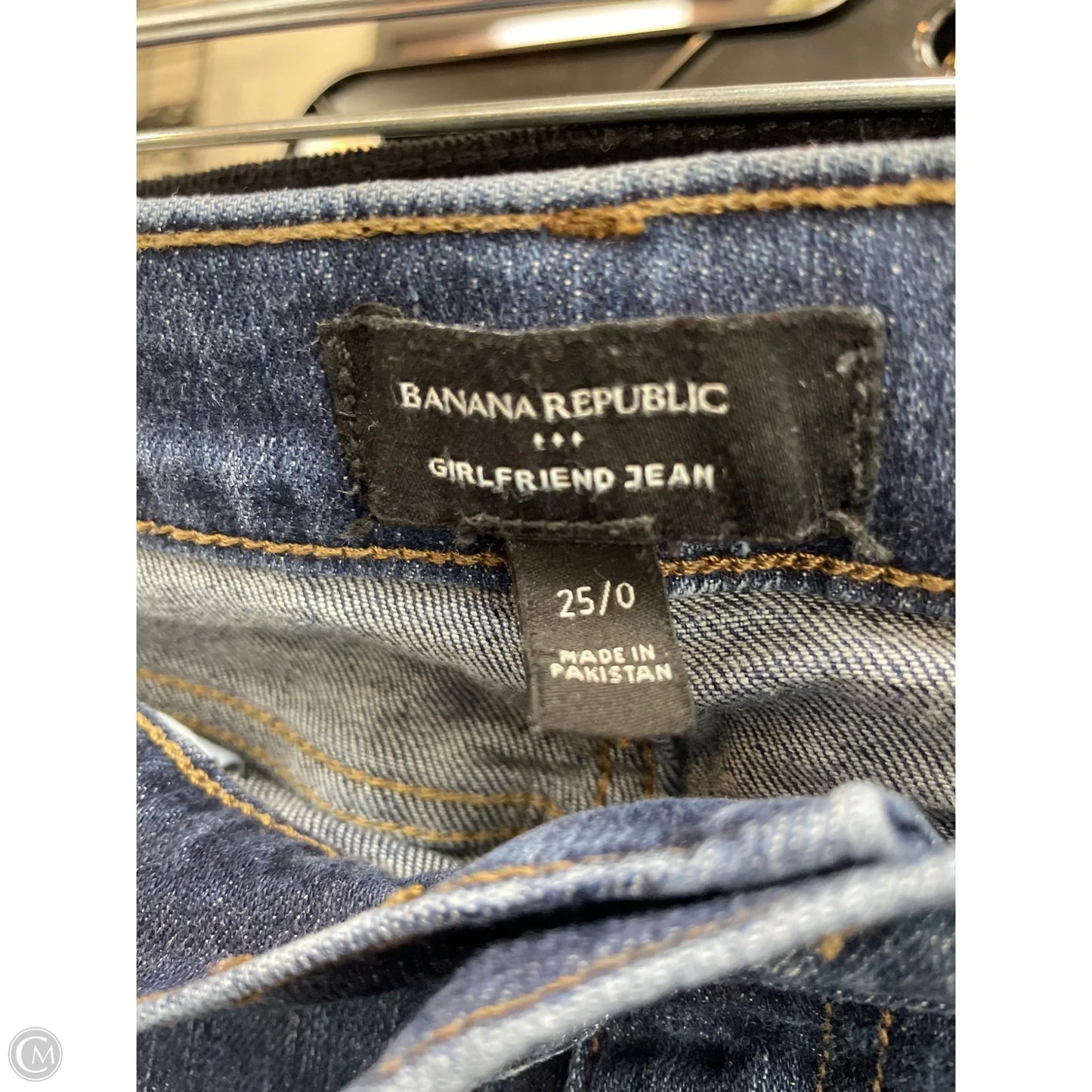 Jeans Skinny By Banana Republic In Blue, Size: 0