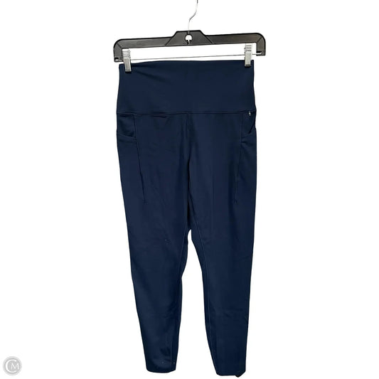 Athletic Leggings By Spyder In Navy, Size: M