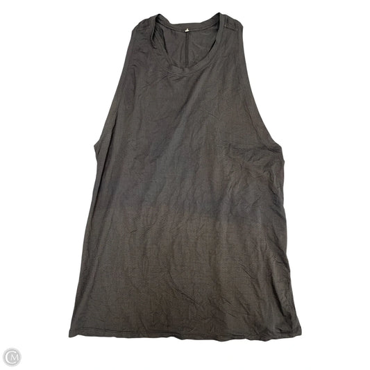Athletic Tank Top By Lululemon In Black, Size: L