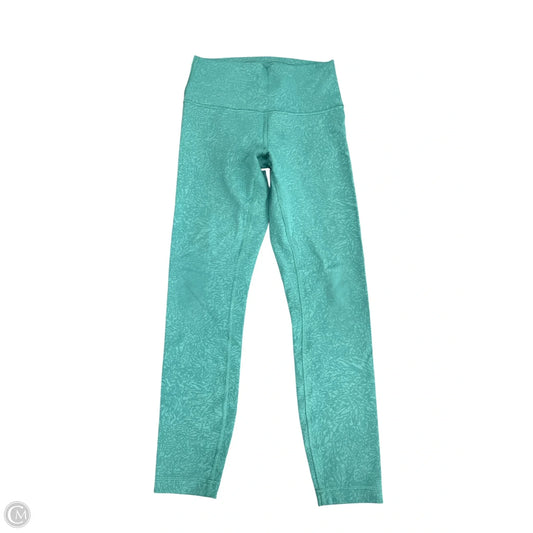 Athletic Leggings By Lululemon In Green, Size: 6