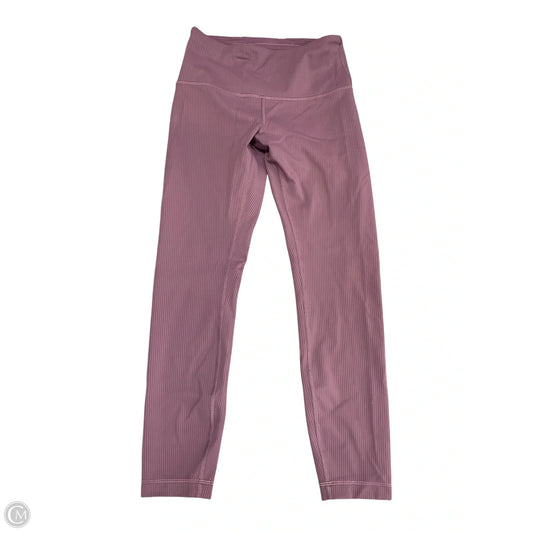 Athletic Leggings By Lululemon In Purple, Size: 6