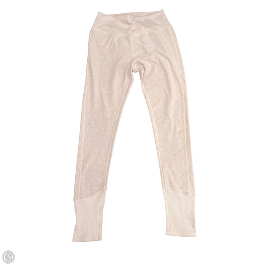 Athletic Leggings By Alo In Pink, Size: L