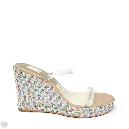 Sandals Heels Wedge By Dolce Vita In Multi-colored, Size: 6.5