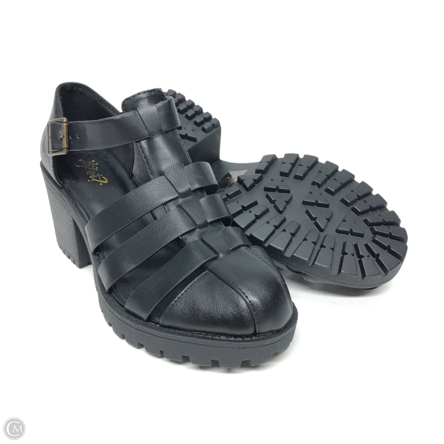 Shoes Heels Block By Clothes Mentor In Black, Size: 9
