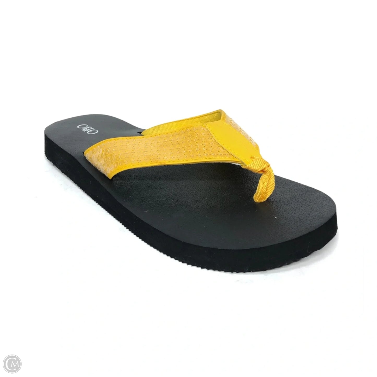Sandals Flip Flops By Cato In Yellow, Size: 10