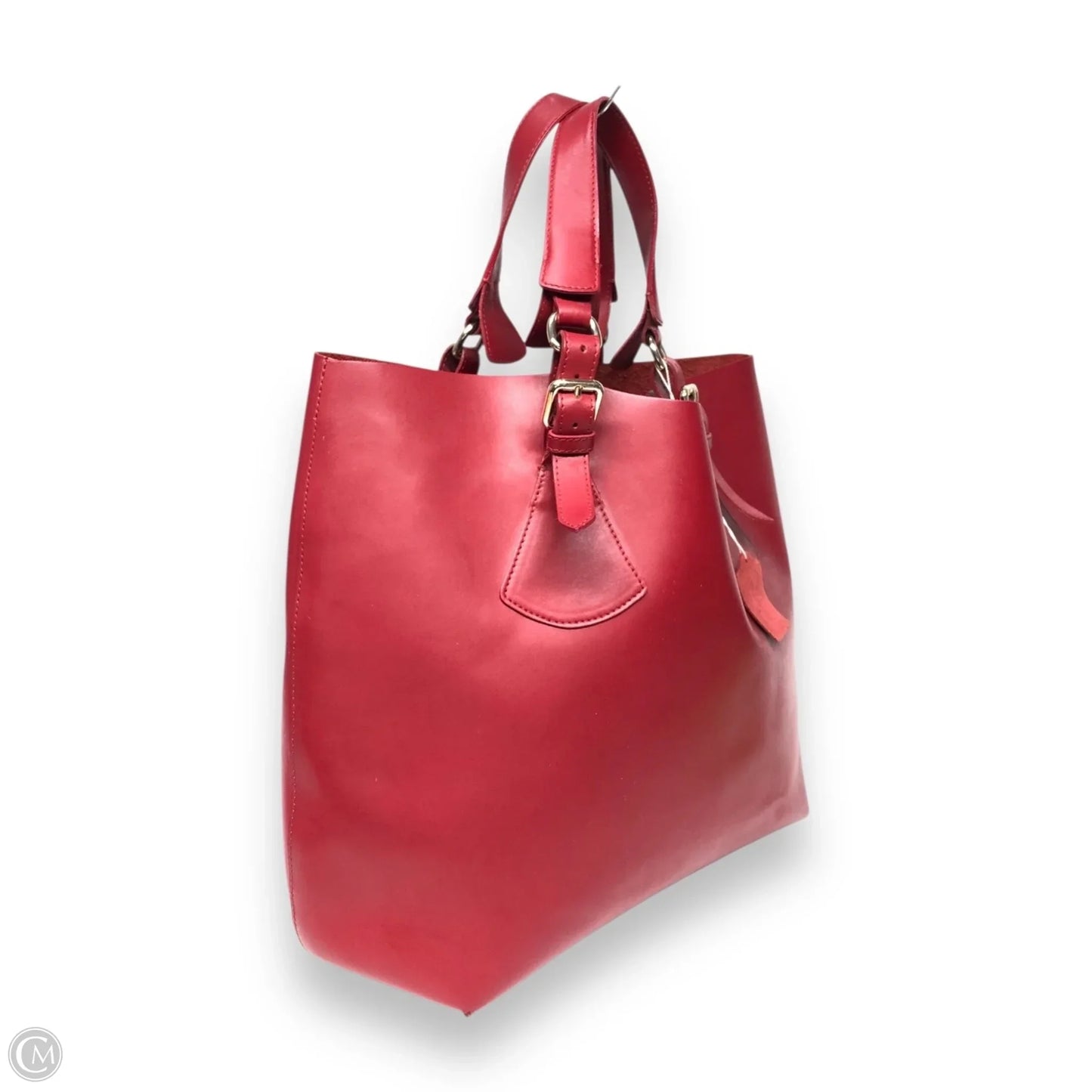 Tote Leather By Clothes Mentor, Size: Large