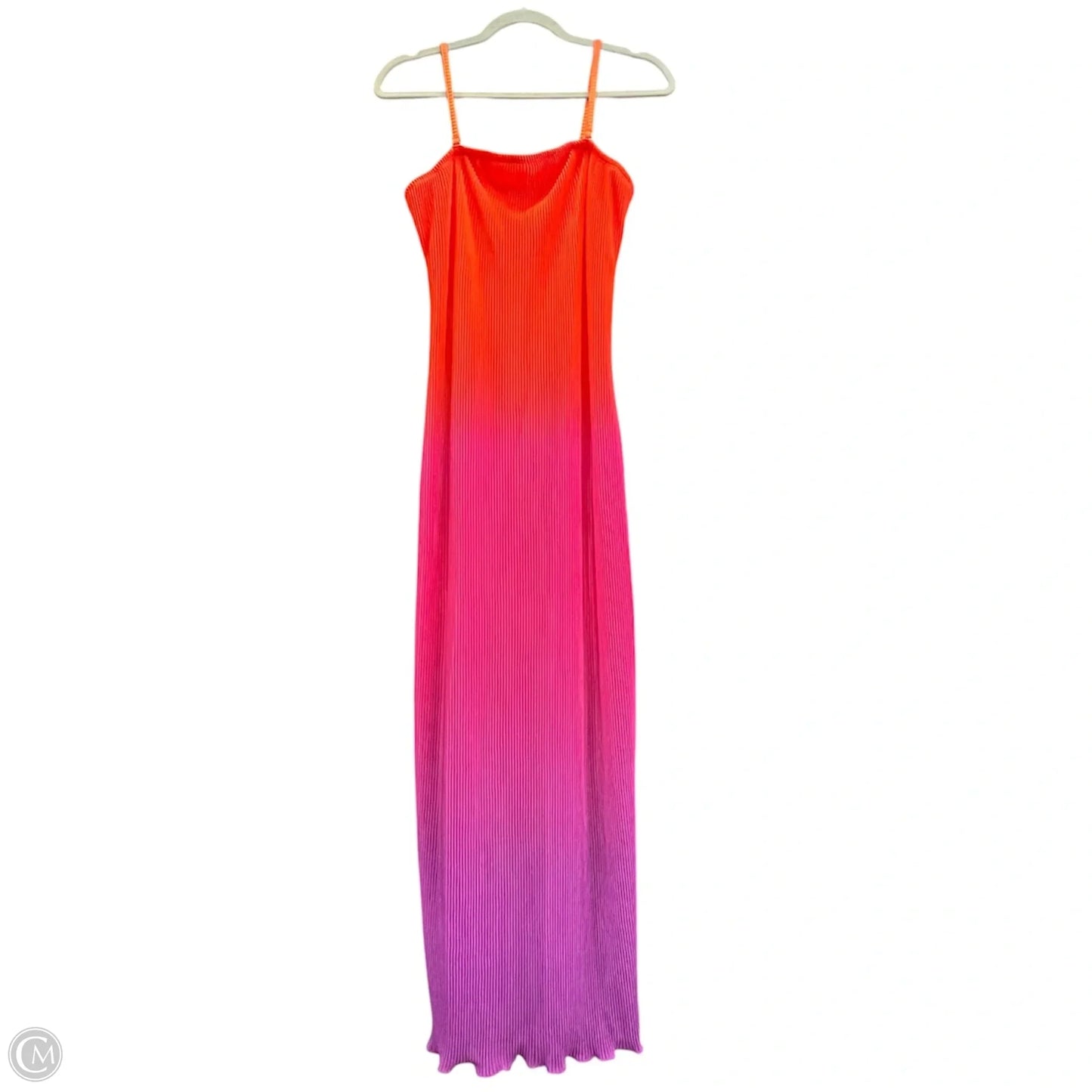 Dress Casual Maxi By No Boundaries In Orange & Purple, Size: M