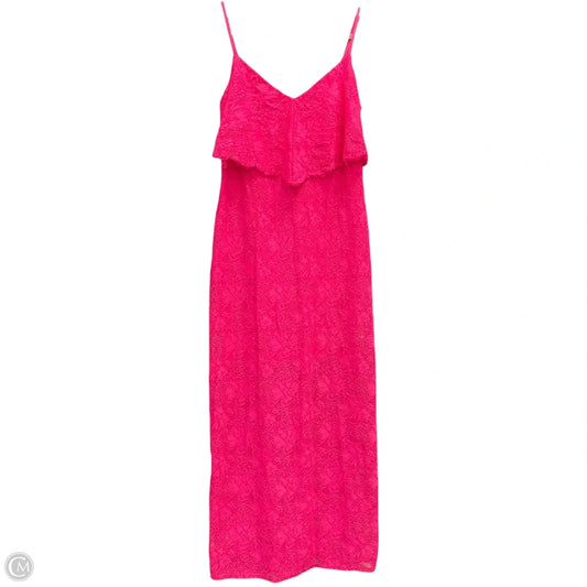 Dress Casual Maxi By Guess In Pink, Size: 8