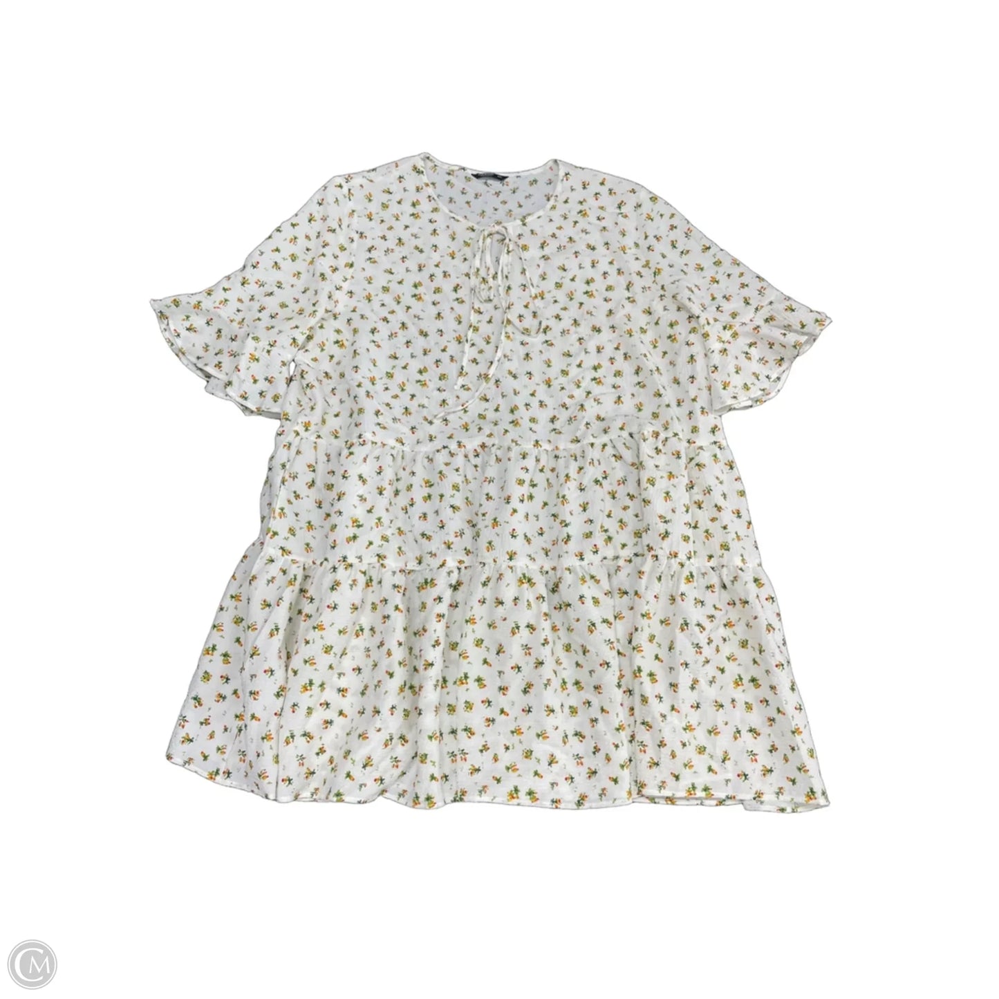 Dress Casual Short By Shein In White, Size: 3x